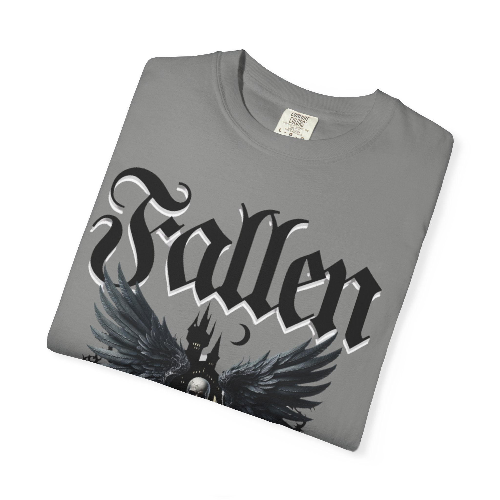 Fallen Skeleton Angel T-Shirt - Unisex Garment-Dyed Tee