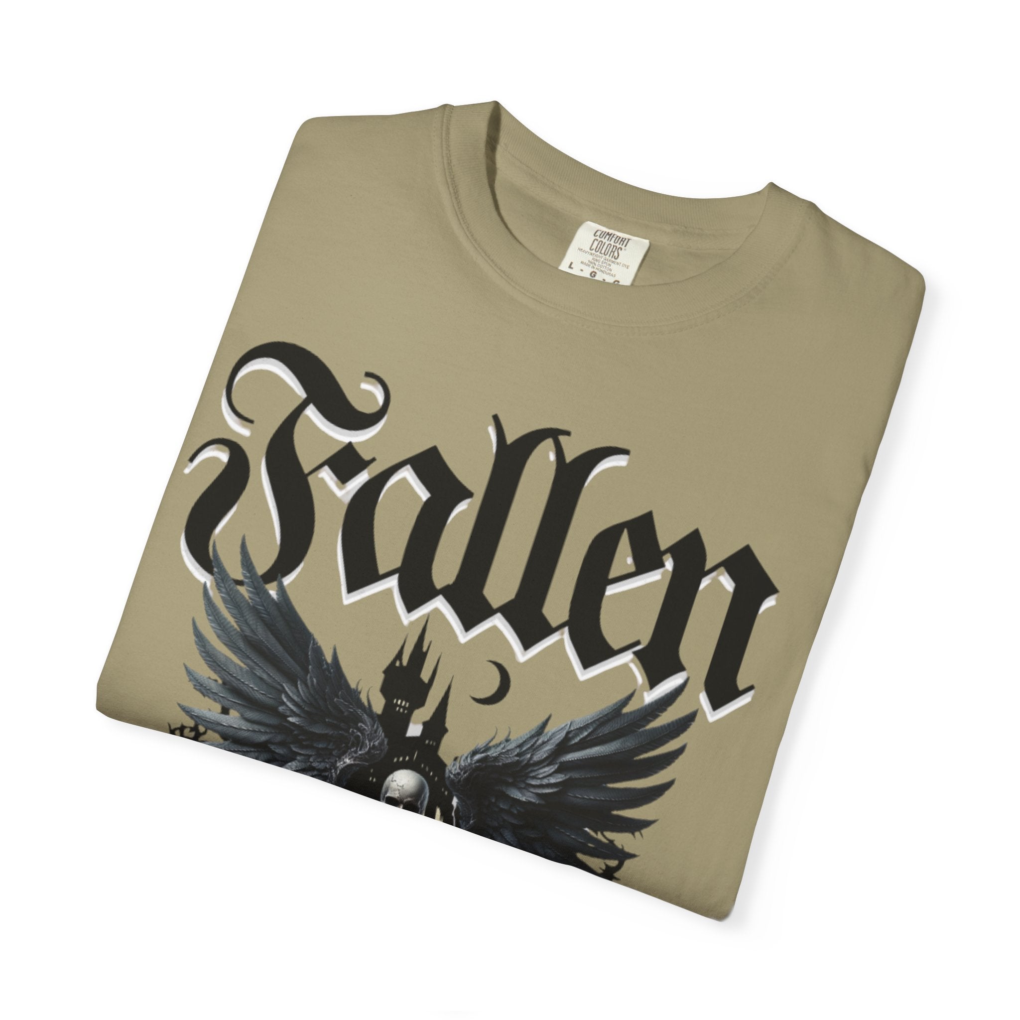 Fallen Skeleton Angel T-Shirt - Unisex Garment-Dyed Tee