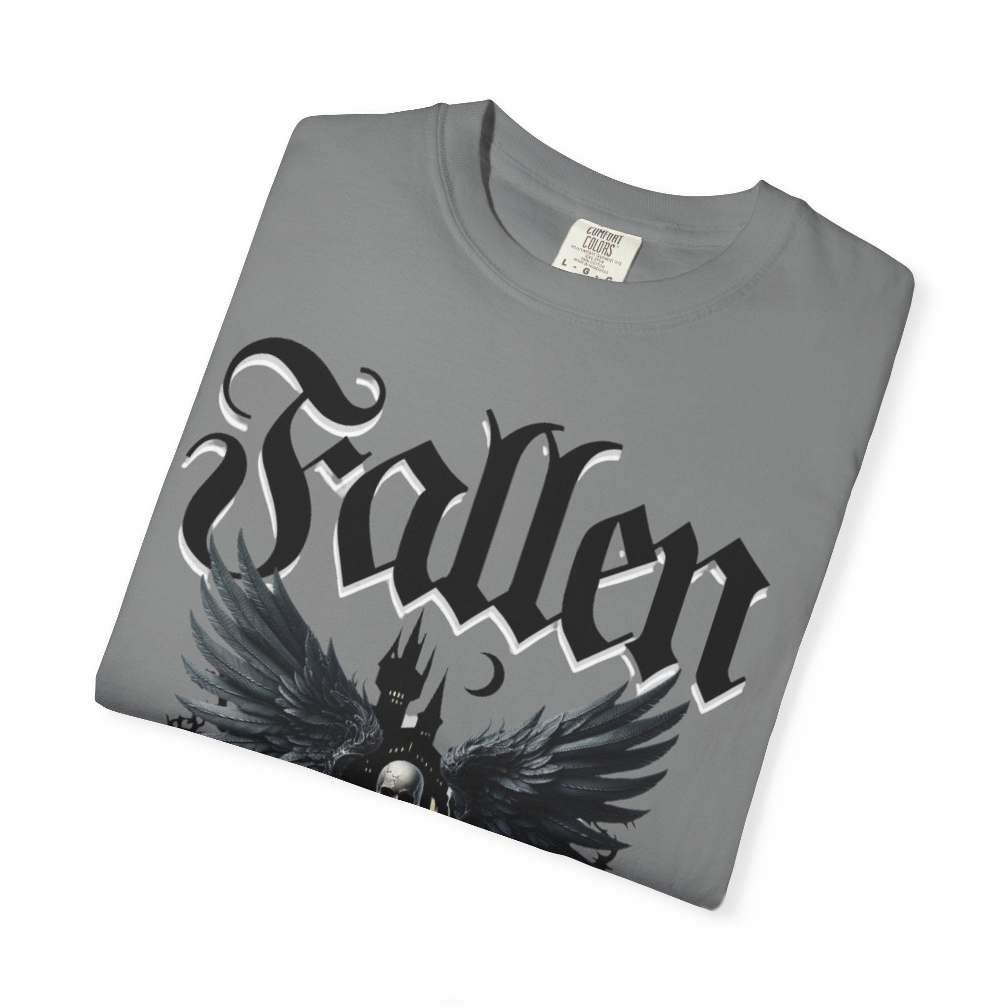 Fallen Skeleton Angel T-Shirt - Unisex Garment-Dyed Tee