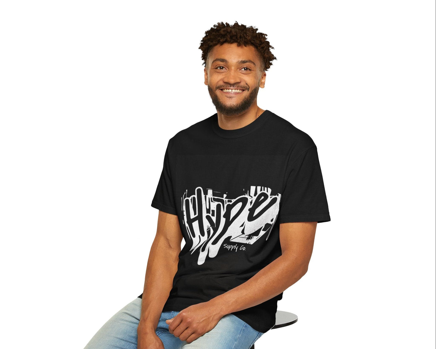 Unisex HYPE &amp; ANXIETY Graphic T-Shirt - Stay Stylish &amp; Positive 