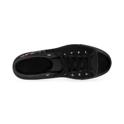 USA Flag Classic High-Top Sneakers 