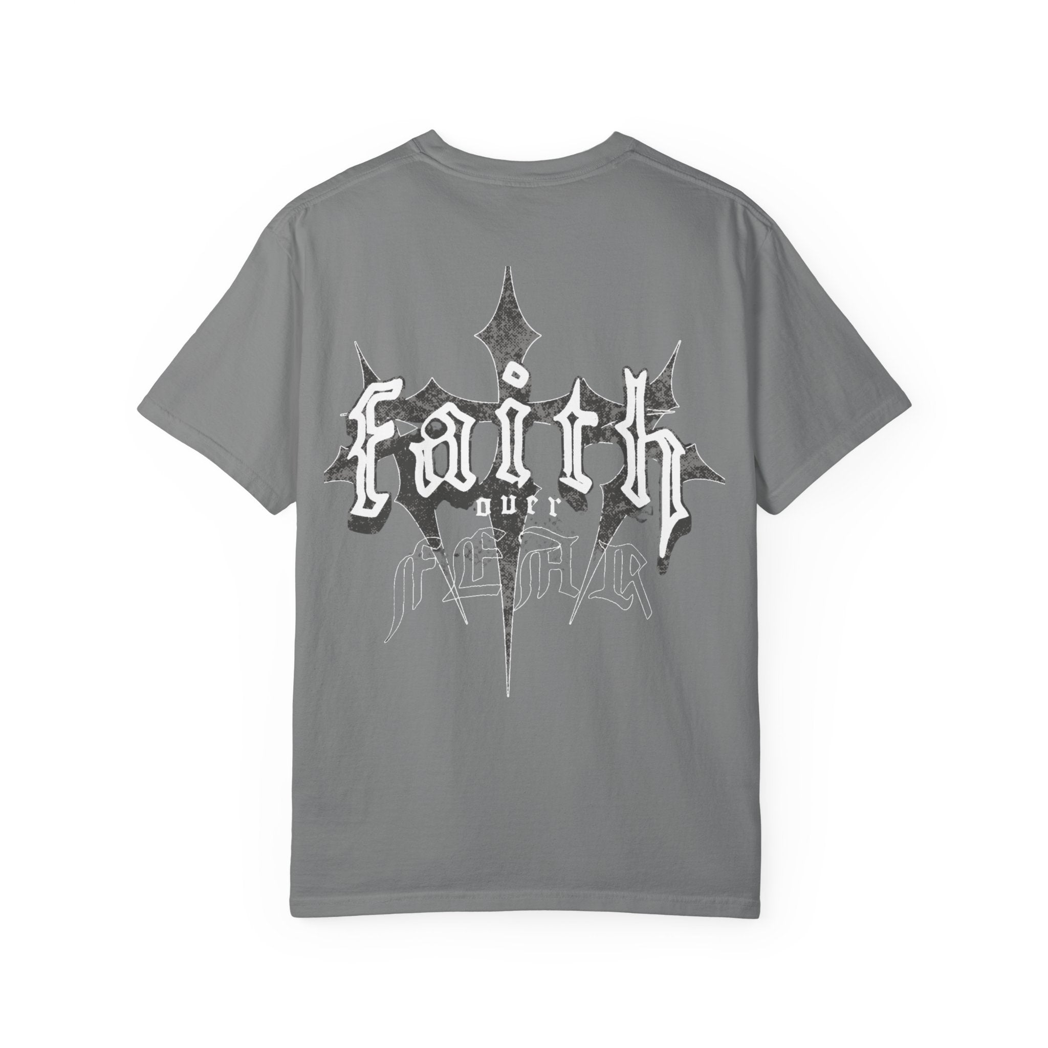 Unisex Garment-Dyed T-Shirt - Faithful Graphic Tee for Casual Style 