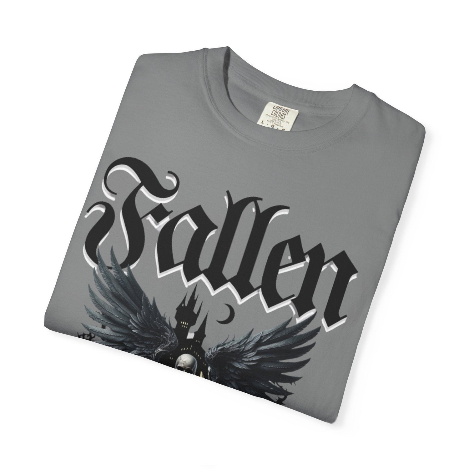 Fallen Skeleton Angel T-Shirt - Unisex Garment-Dyed Tee 