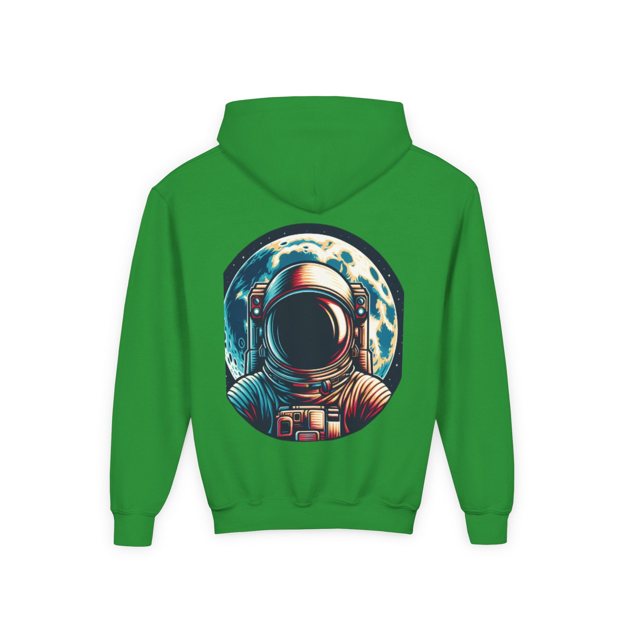 Astronaut Graphic Youth Hoodie - Brooklyn Varsity Club Design - Stylefy