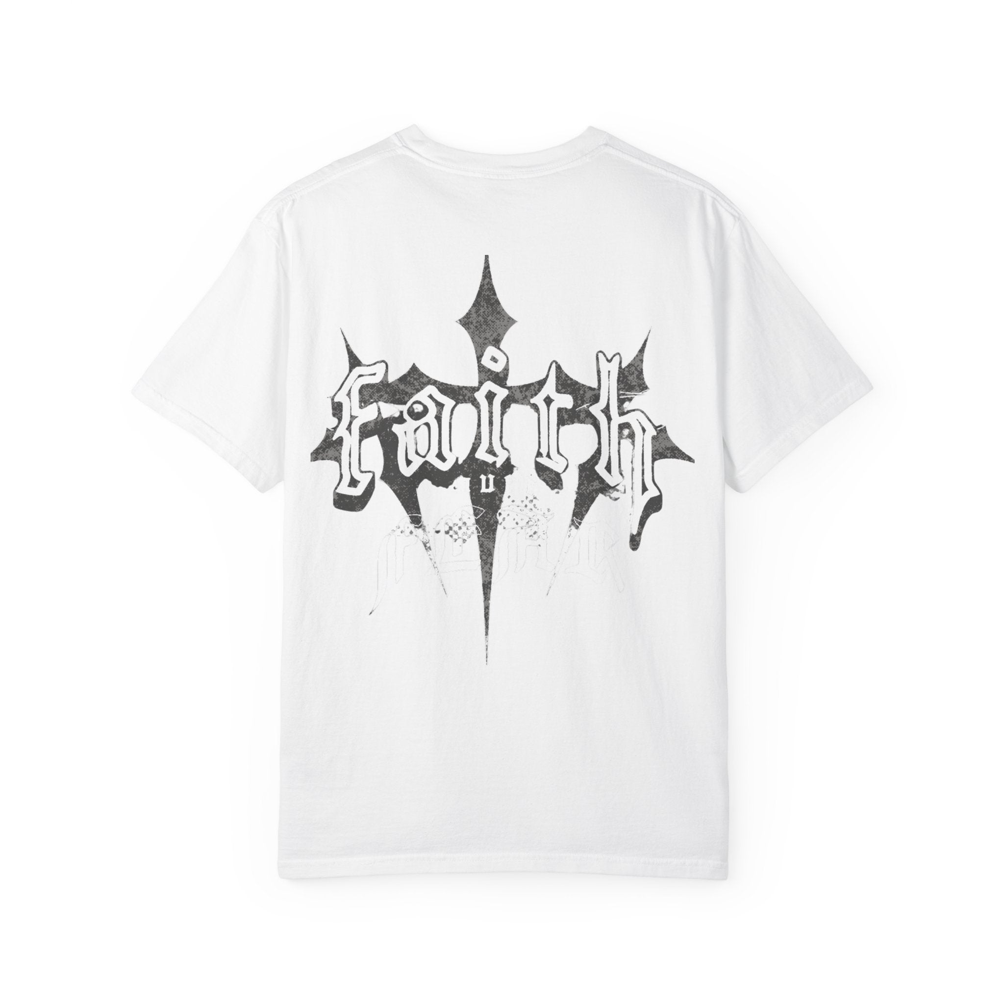 Unisex Garment-Dyed T-Shirt - Faithful Graphic Tee for Casual Style 