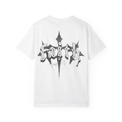 Unisex Garment-Dyed T-Shirt - Faithful Graphic Tee for Casual Style 