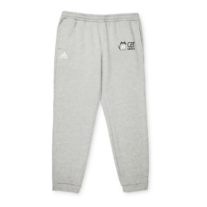 Adidas Cat Graphic Fleece Joggers - Unisex Comfort Wear 